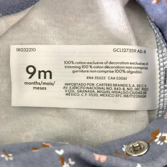NWT Carter's Footed Sleeper 6-9M - Picture 5 of 5